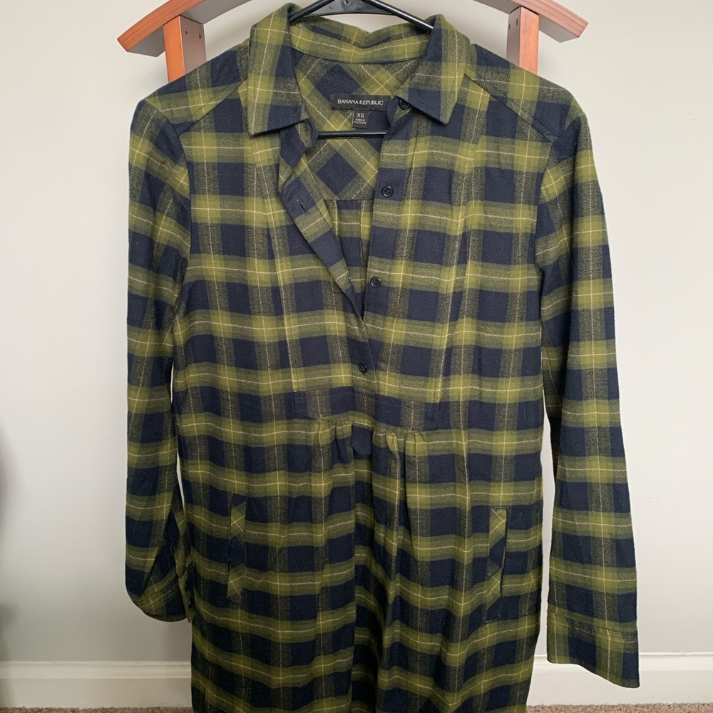 Banana Republic Women’s Casual Flannel Dress